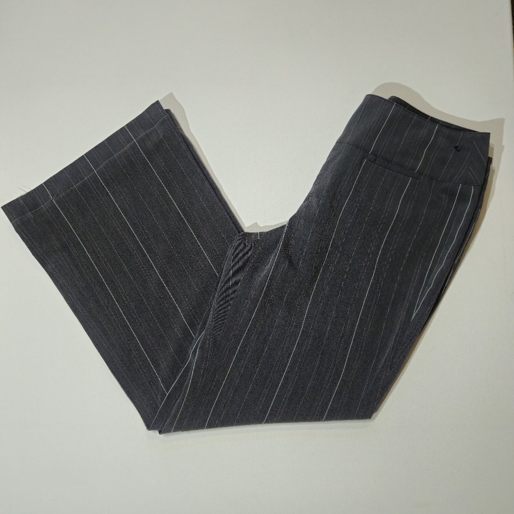 New York And Company City Stretch Pants Black Grey Size 2